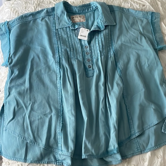 🚨FLASH SALE!🚨✨NEW!✨Free People We The Free Classic Shirt - Picture 4 of 8